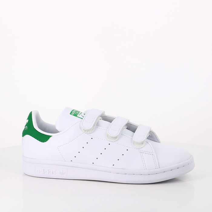 Adidas chaussures adidas stan smith scratch cloud white cloud white green vert
