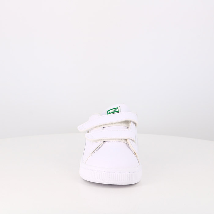 Puma chaussures puma bebe basket classic xxi v puma white puma white blanc1535001_4