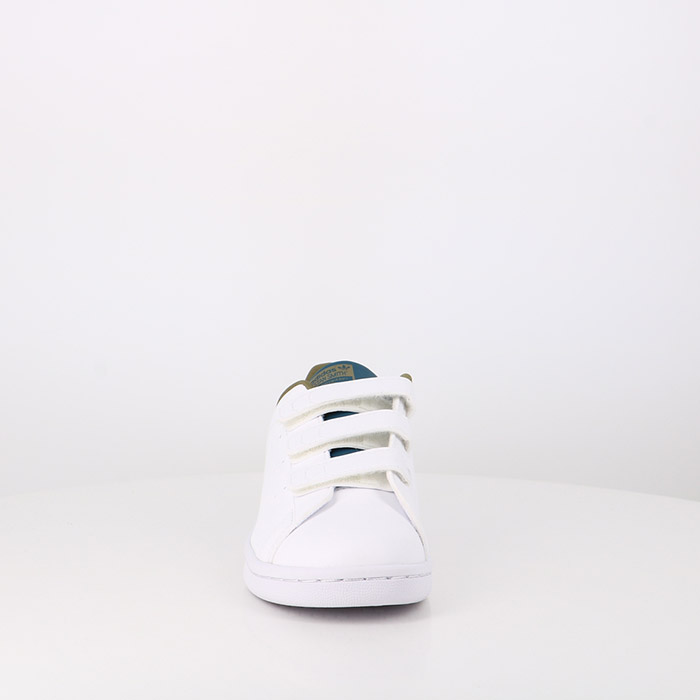 Adidas chaussures adidas enfant stan smith cloud white   cloud white   orbit indigo blanc1537101_4