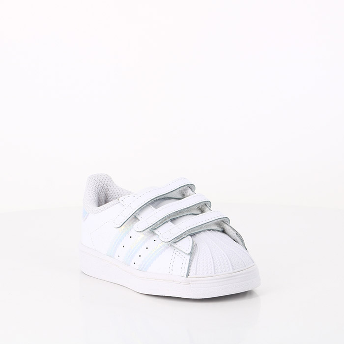 Adidas chaussures adidas enfant superstar scratch argent blanc blanc blanc1537701_3