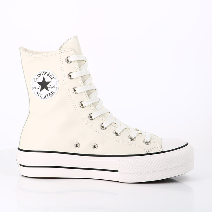 Converse chaussures converse chuck taylor all star extra high platform beige1537801_1
