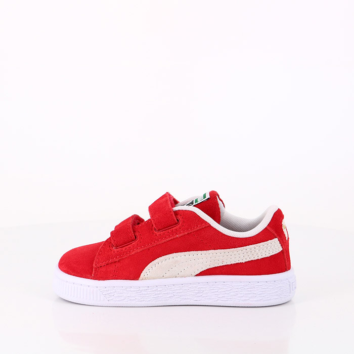 Puma chaussures puma enfant suede classic xxi scratch high risk red puma white 1538501_3