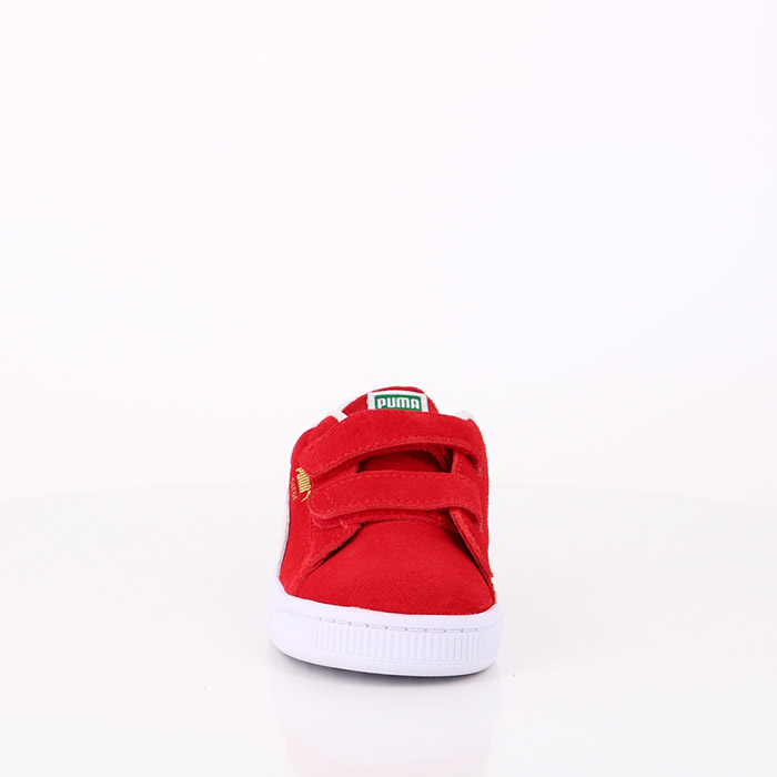 Puma chaussures puma enfant suede classic xxi scratch high risk red puma white 1538501_4