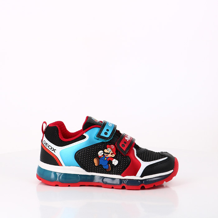 Geox chaussures geox enfant android black sky bleu