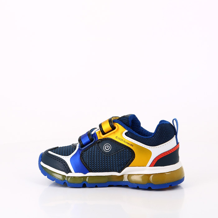 Geox chaussures geox enfant android mario et luigi royal yellow bleu1543001_3
