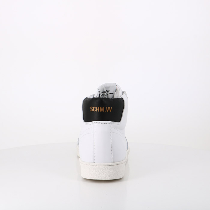 Schmoove chaussures schmoove graf mid cut nappa cowsuede white white blanc1546801_2