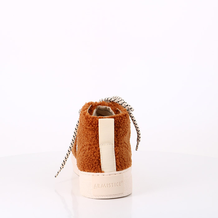 Armistice chaussures armistice onyx mid w sheepy tan marron1547201_2