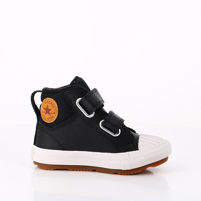 Converse chaussures converse bebe sneakerboot berkshire leather easy on noir noir mastic pale noir