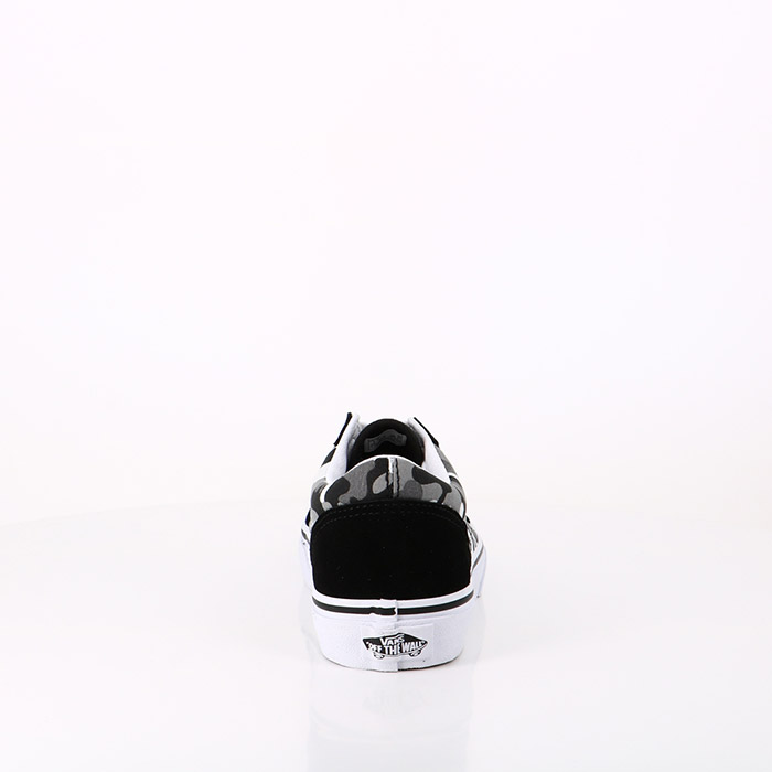 Vans chaussures vans enfant old skool primary camo black white 1548701_2