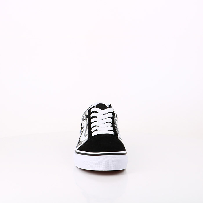 Vans chaussures vans enfant old skool primary camo black white 1548701_4