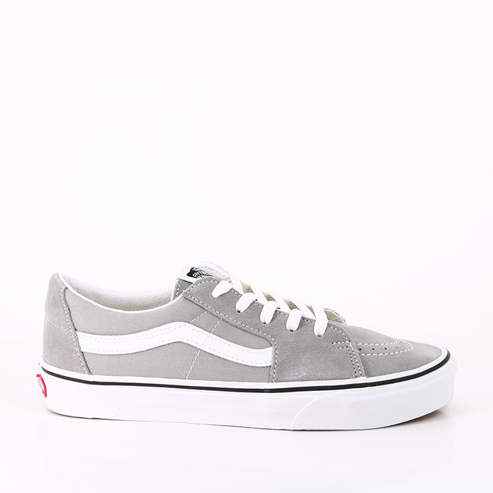 Vans chaussures vans sk8 low drizzle true white argent