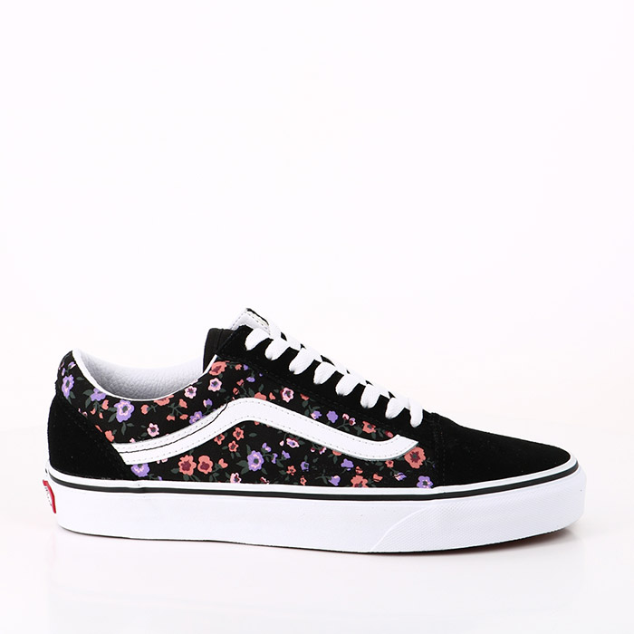 Vans chaussures vans floral old skool (floral) covered ditsy true white imprimes floraux