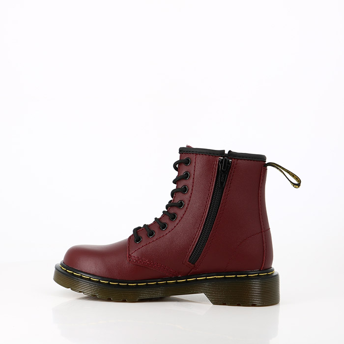 Dr martens chaussures dr martens bebe 1460 softy cherry red rouge1550601_2