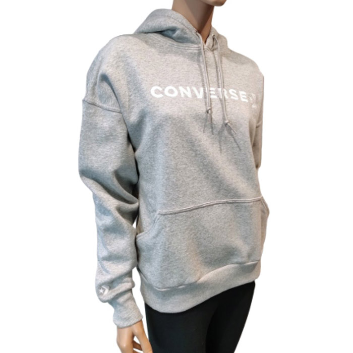 Converse accessoires converse hoodie inscription brodee grey 1554101_3