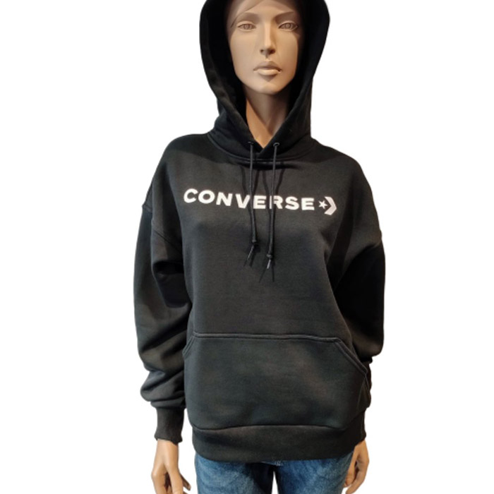 Converse accessoires converse hoodie inscription brodee black 1554201_3