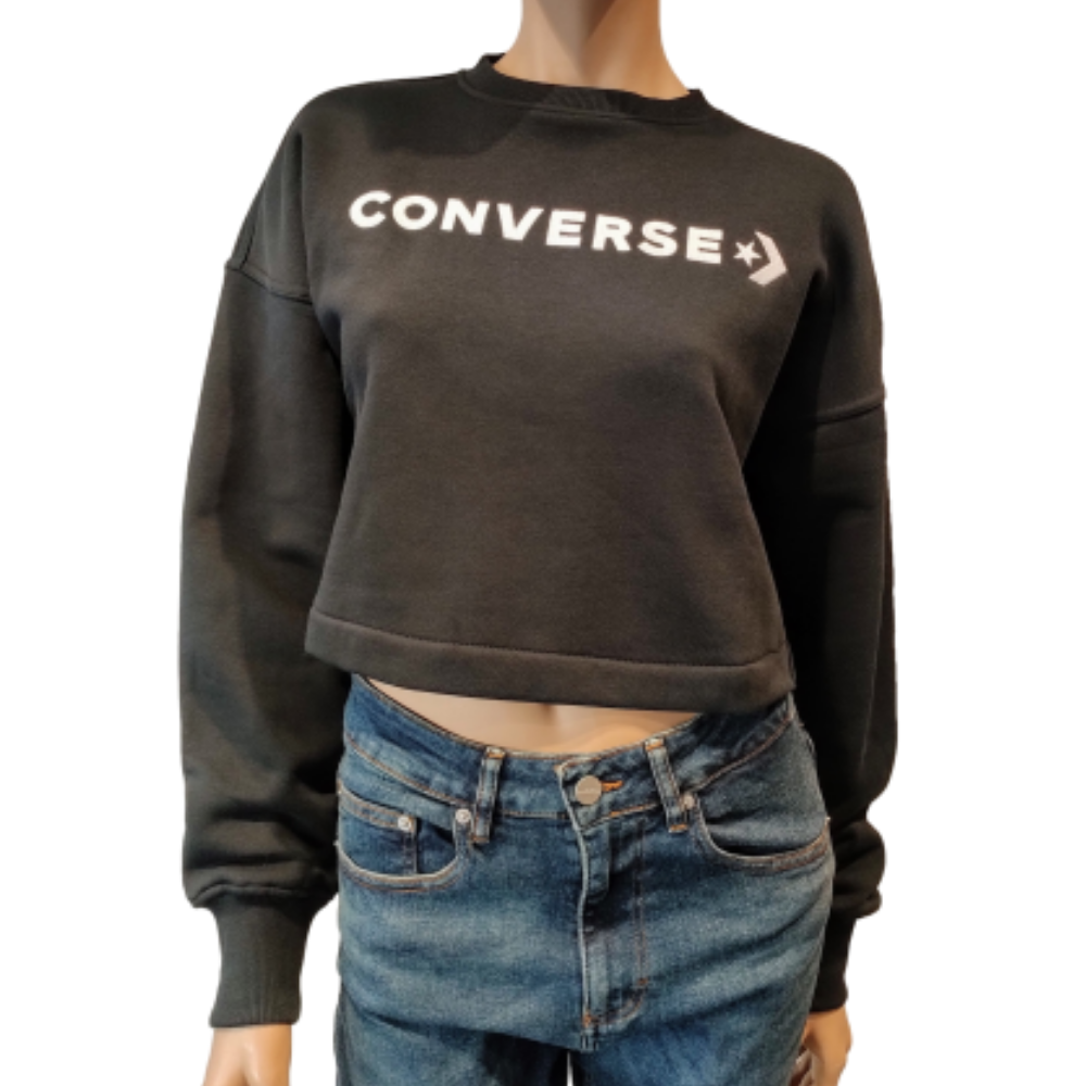 Converse accessoires converse wordmark crew black 