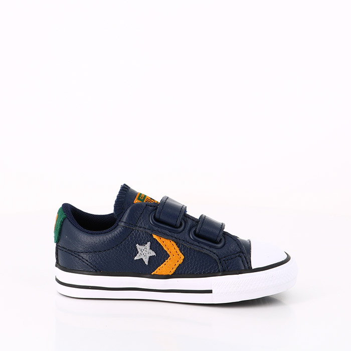 Converse chaussures converse bebe toddler leather twist easy on star player low top obsidienne trefle de minuit bleu