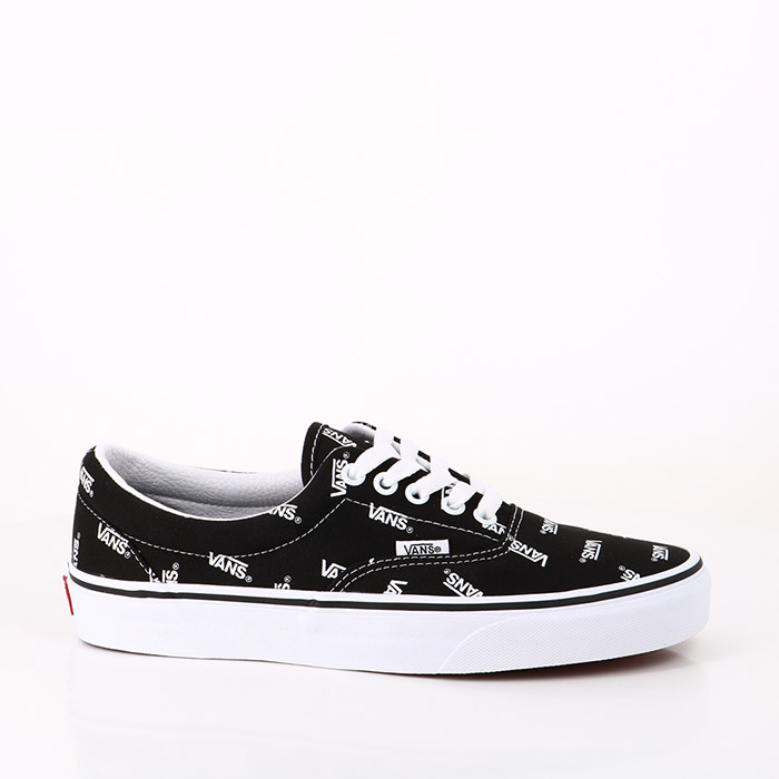 Vans chaussures vans era black true white noir