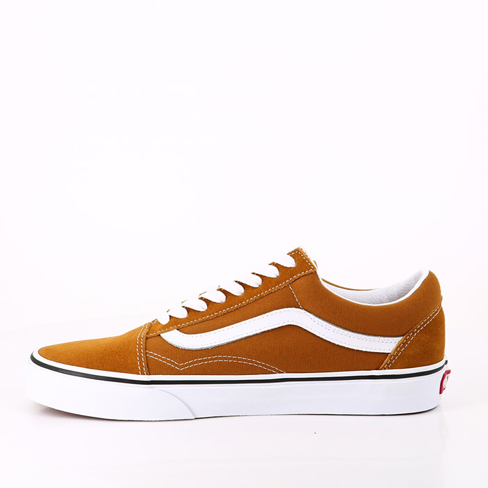 Vans chaussures vans old skool golden brown true white marron1555301_3