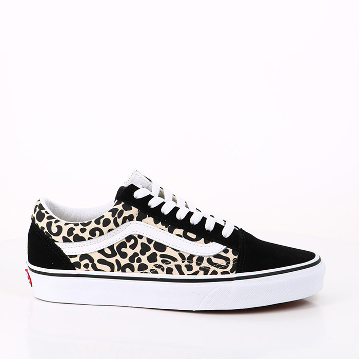 Vans chaussures vans old skool (safari multi) mix true white 