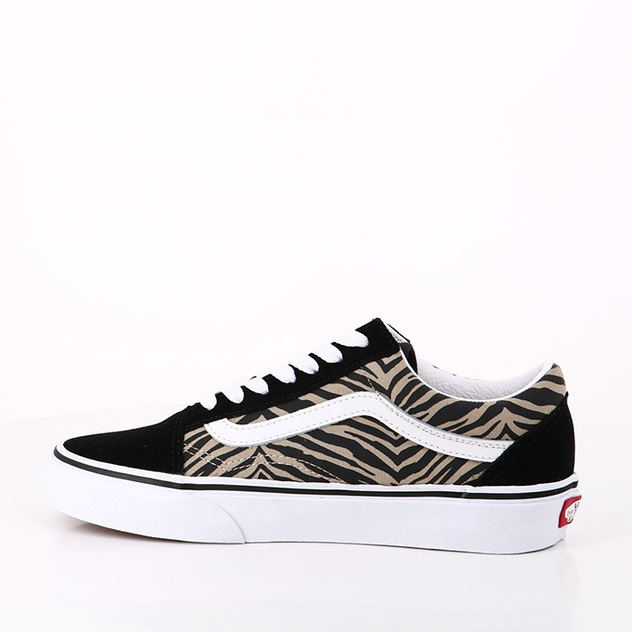 Vans chaussures vans old skool (safari multi) mix true white 1555701_2