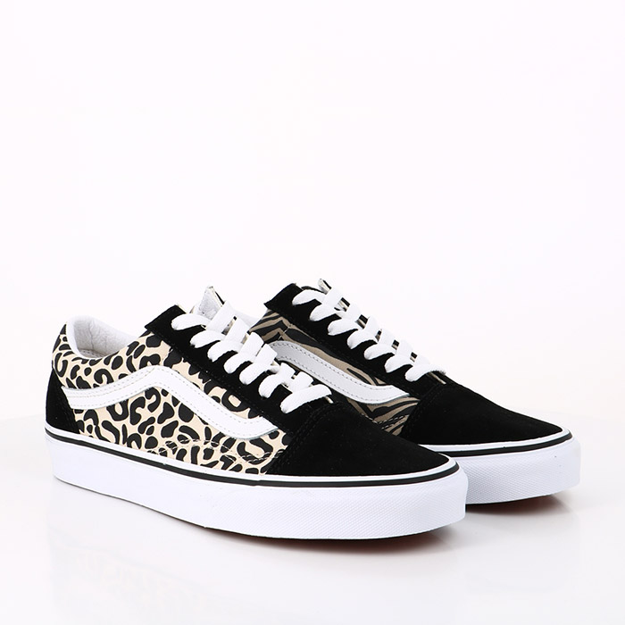 Vans chaussures vans old skool (safari multi) mix true white 1555701_5