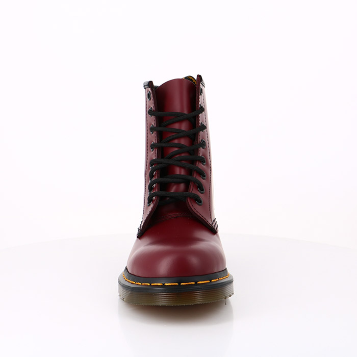 Dr martens chaussures dr martens boots 1460 en cuir smooth cherry red smooth leather 1556001_4