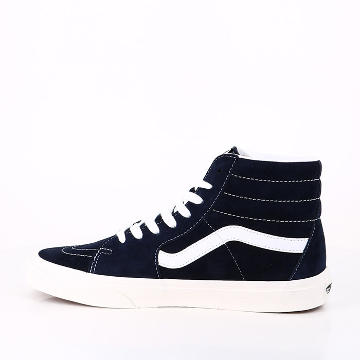 Vans chaussures vans sk8 hi pig suede parisian night snow white 1556701_3