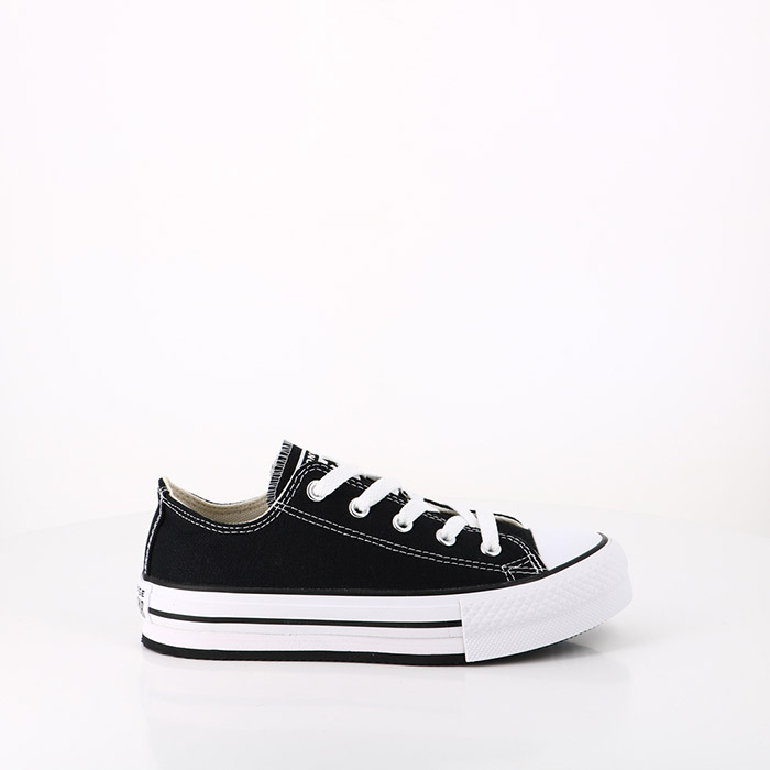 Converse chaussures converse enfant chuck taylor all star eva platform basse noir ivoire naturel blanc noir