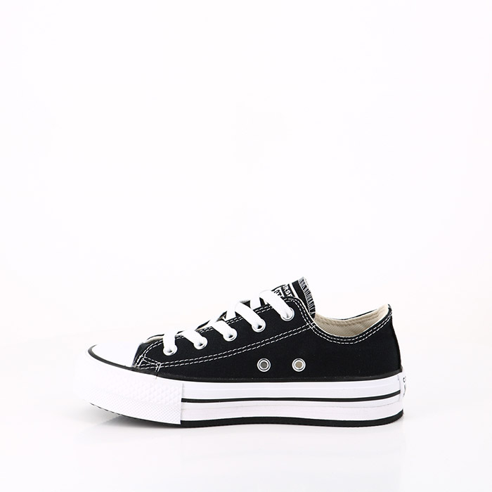 Converse chaussures converse enfant chuck taylor all star eva platform basse noir ivoire naturel blanc noir1557501_3