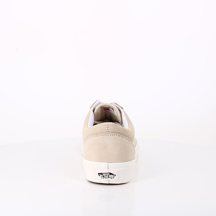 Vans chaussures vans old skool daim (pig suede) sandshl snow white beige1557801_2