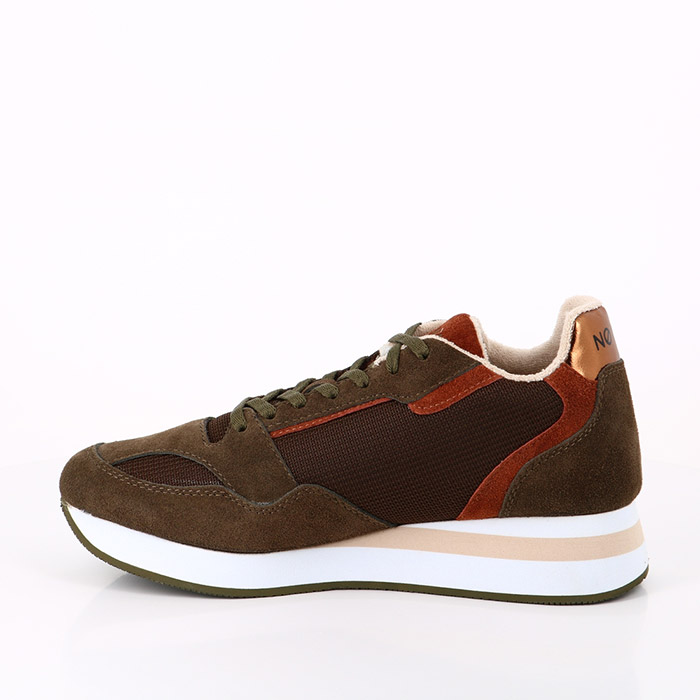 No name chaussures no name parko runner suede gate foret horse vert1558001_3