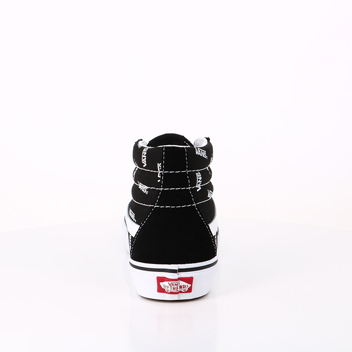 Vans chaussures vans sk8 hi (vans) black true white noir1559201_2