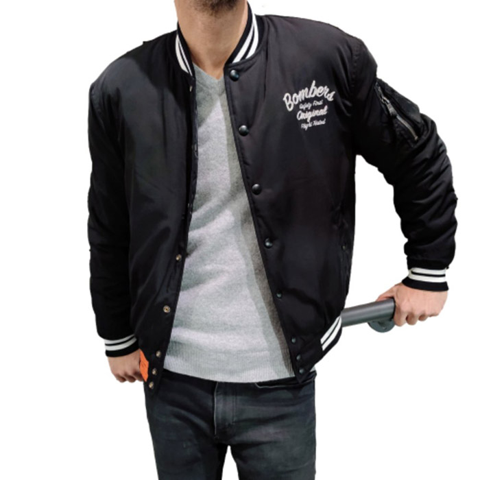 Bombers blouson bombers men snapper black noir1559901_2