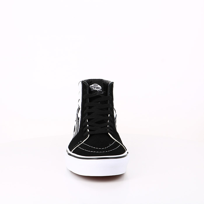 Vans chaussures vans sk8 hi flame black white noir1561601_4