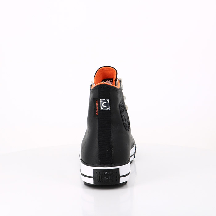 Converse blanche 2025 noir orange