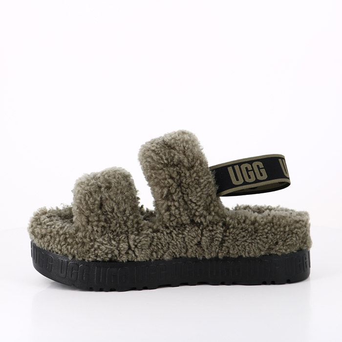 Ugg chaussures ugg oh fluffita sandales burnt olive khaki1563401_2