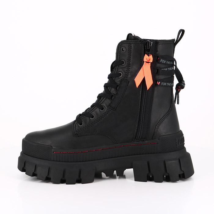Palladium chaussures palladium revolt boot leather black black noir1564301_3