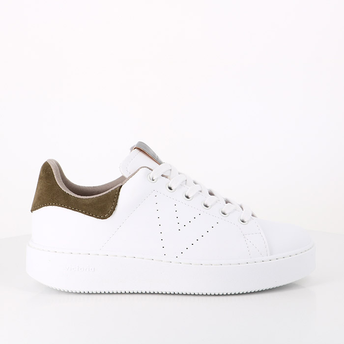 Victoria chaussures victoria 1 260138 kaki blanc