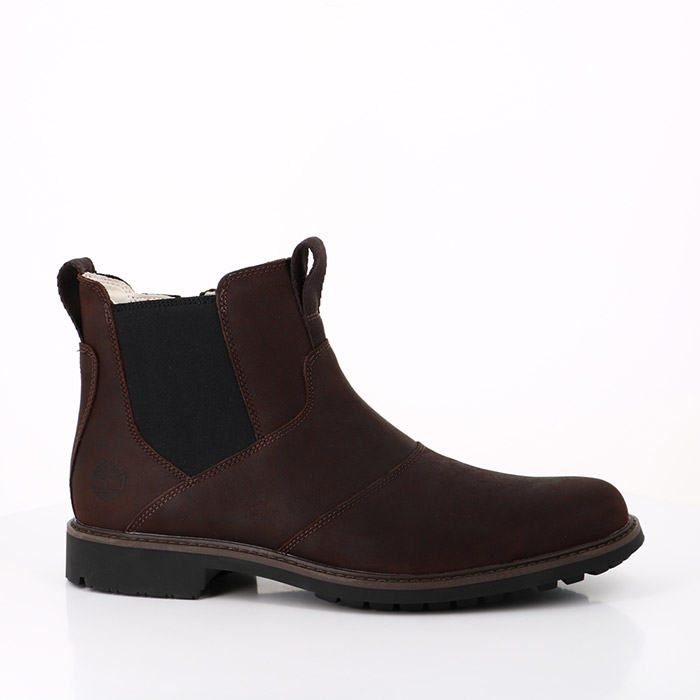 Timberland chaussures timberland bottine chelsea stormbucks marron fonce 