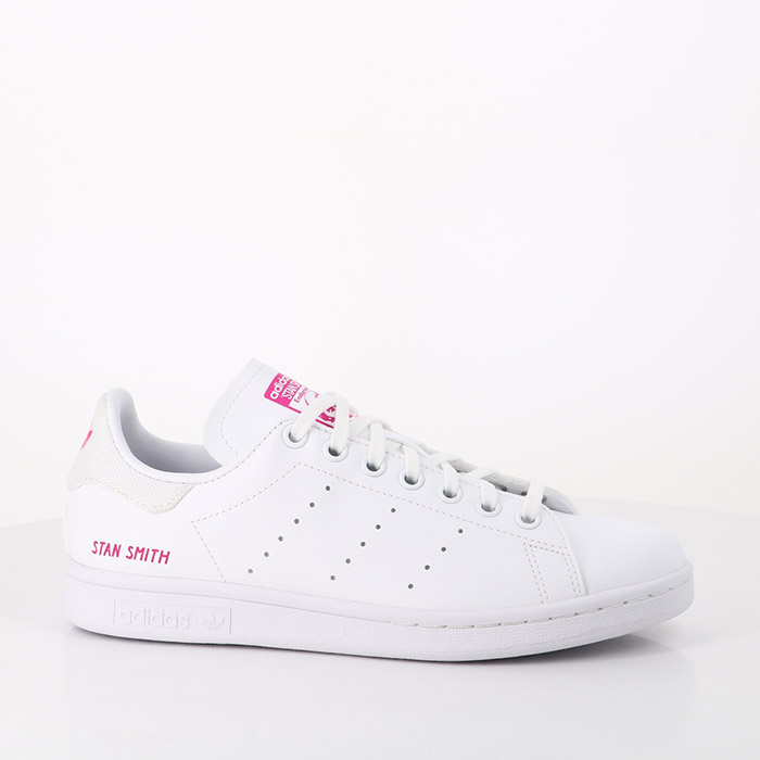 Adidas chaussures adidas stan smith cloud white   cloud white   pink 1567001_1