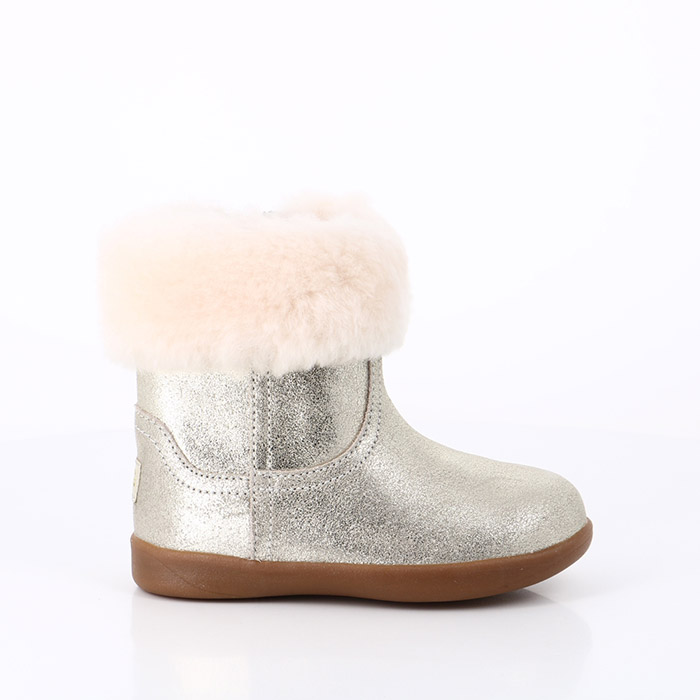 Ugg chaussures ugg bebe jorie ii metallic bottes detente gold argent