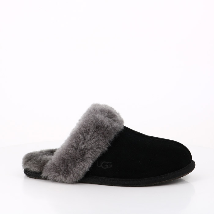 Ugg chaussures ugg scuffette ii chaussons black grey noir