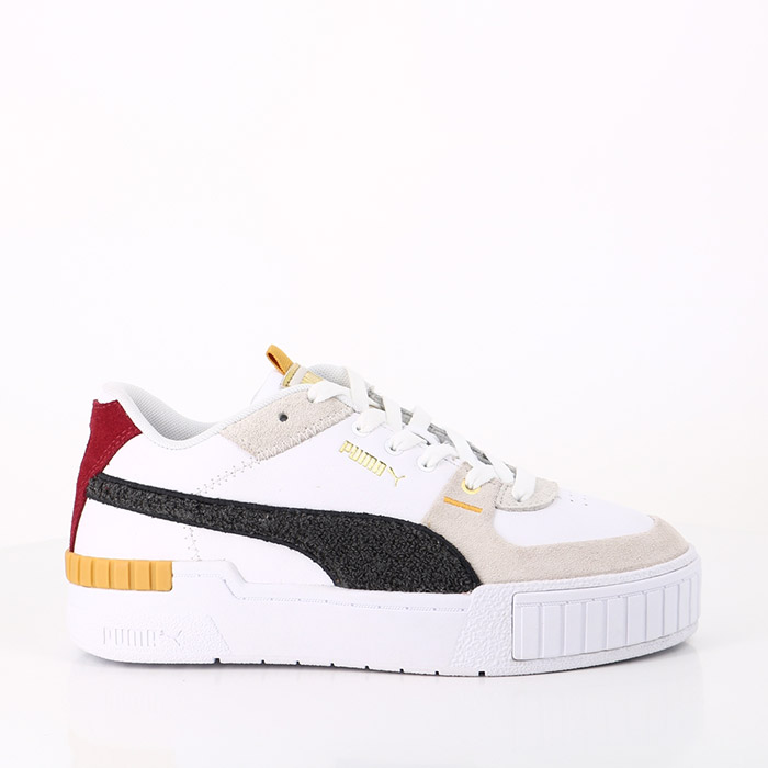 Puma chaussures puma cali sport varsity puma white ebony vaporous 