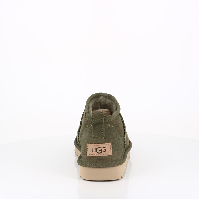 Ugg chaussures ugg classic ultra mini bottes burnt olive vert1570501_4