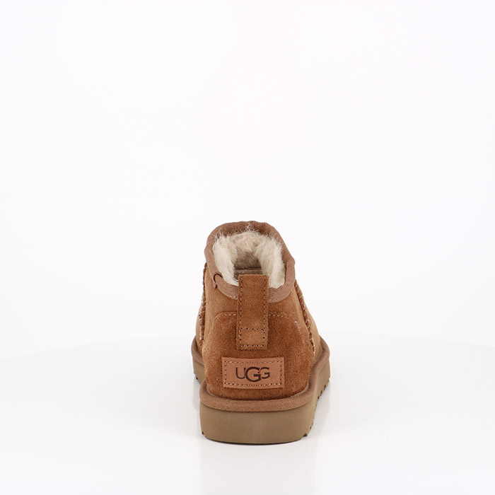 Ugg chaussures ugg classic ultra mini bottes chestnut marron1571101_4
