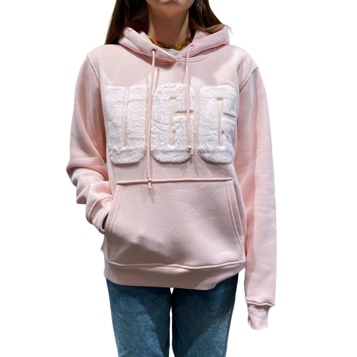 Ugg accessoires ugg sweat lotus blossom capuche rey fuzzy logo hoodie 