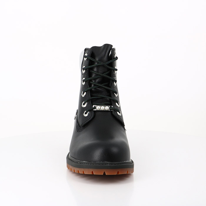 Timberland chaussures timberland 6 inch boot heritage noir argent 1575201_4