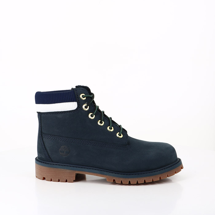 Timberland chaussures timberland enfant 6 inch boot premium bleu marine 