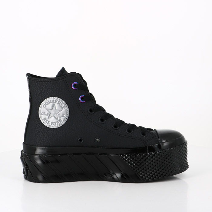 Converse chaussures converse chuck taylor all star extra high utility platform noir noir noir noir1576301_1